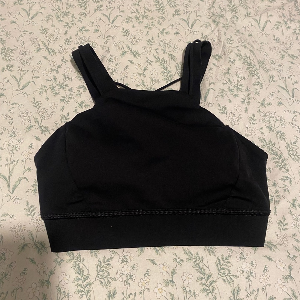 Lululemon High Neck Racer Back Sports Bra size 6